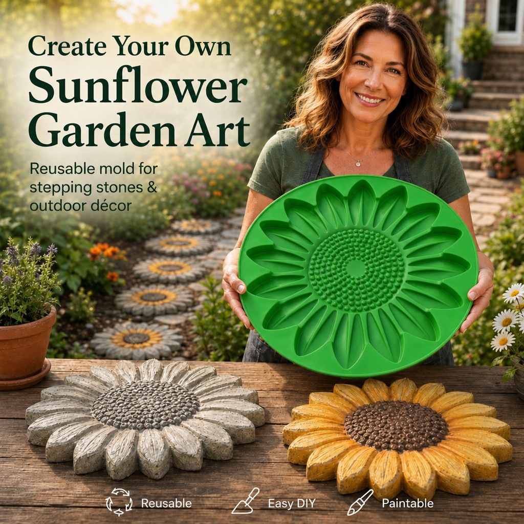 Gardening Tools Usa - Conjunto de Moldes de Pedra para