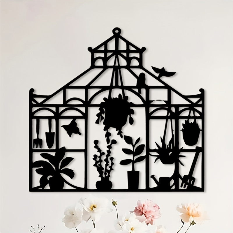 Gardening Tools Vintage - Escultura de Metal Vintage para Parede,