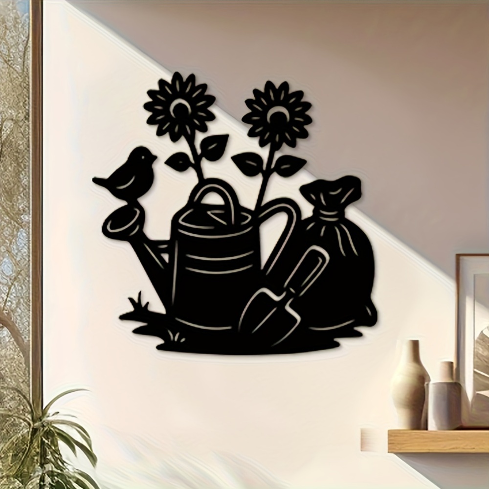 Gardening Tools Vintage - 1 Peça Placa Decorativa de Parede