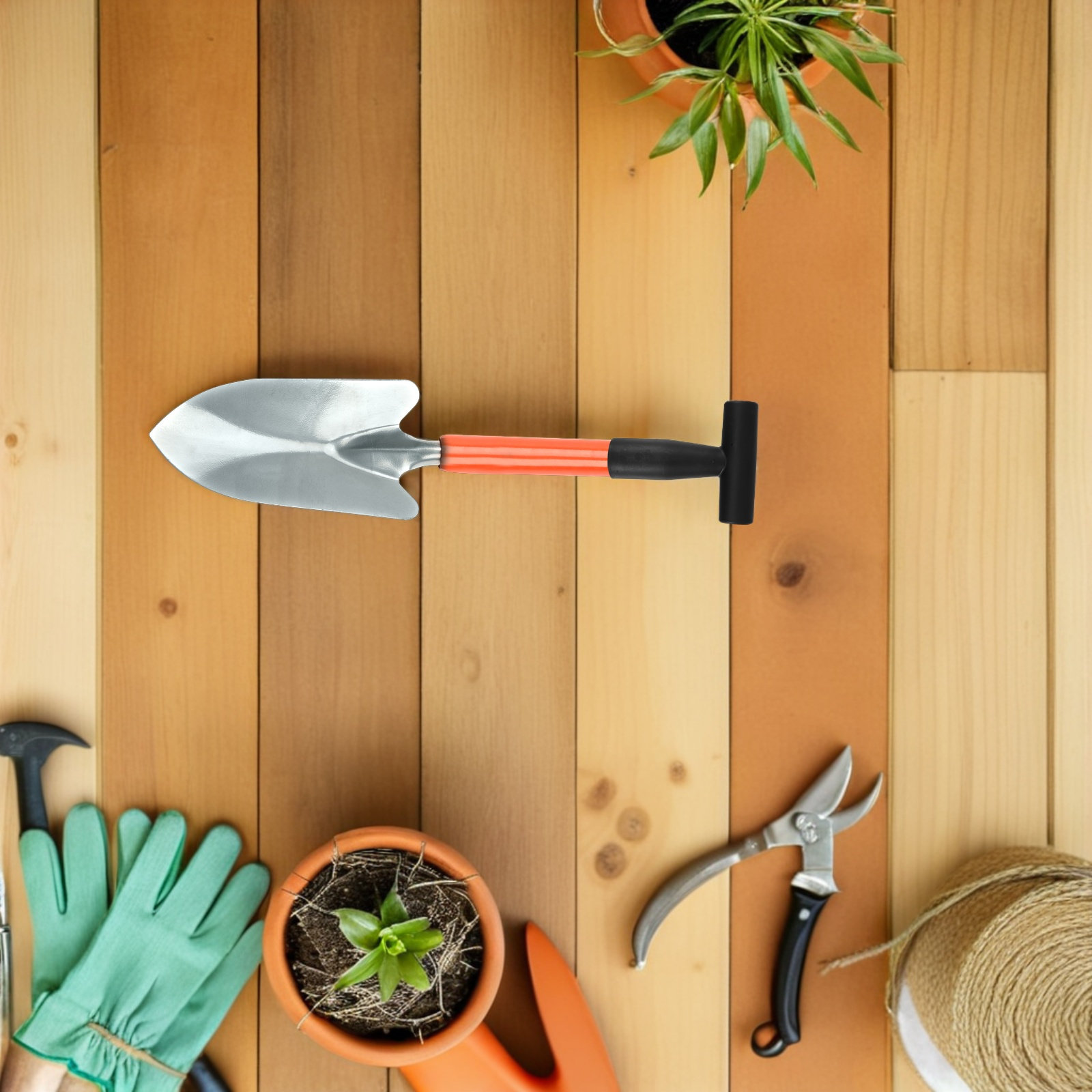 Spade Digging Fork - 3 Peças de Cabo em T