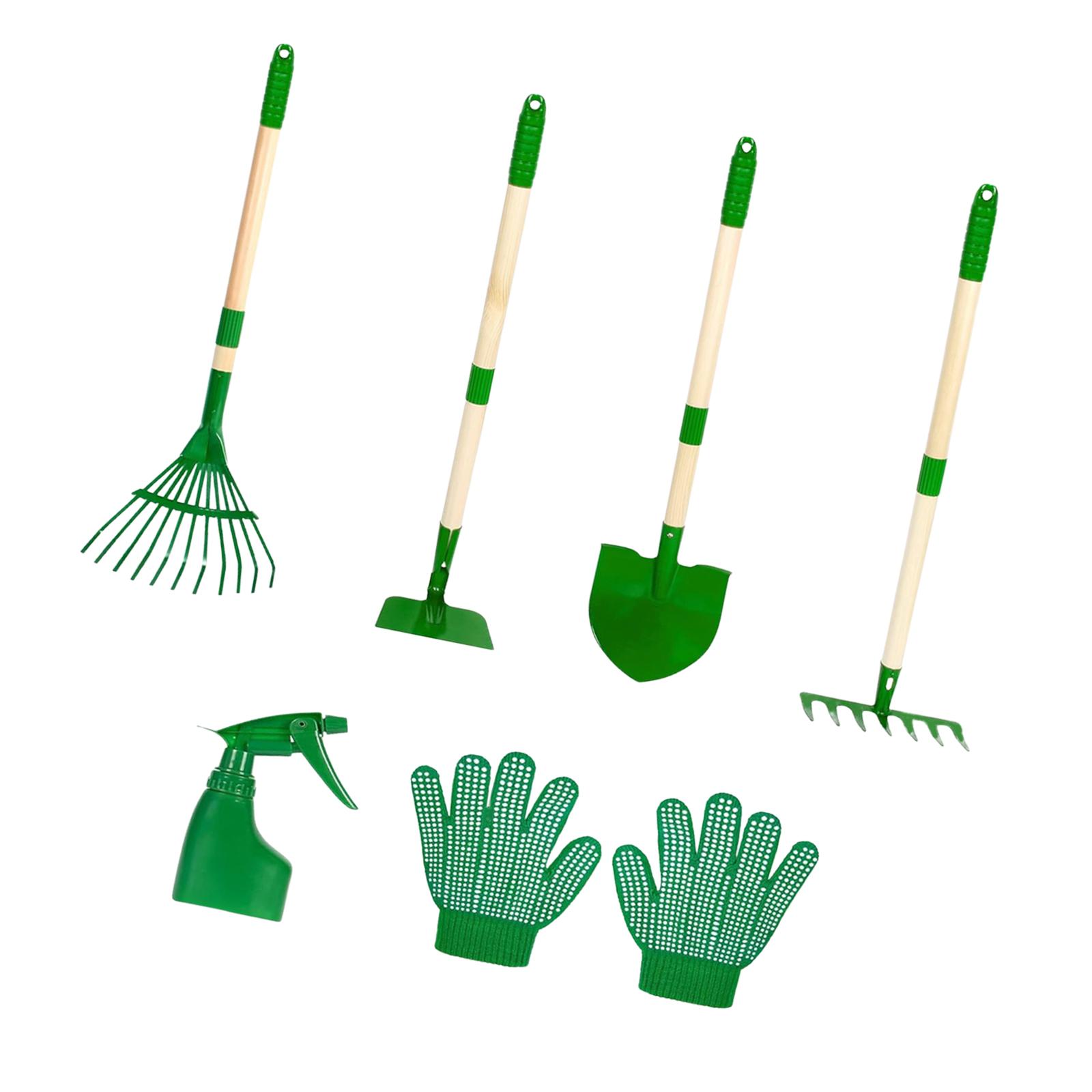 Gardening Tools Set Gift - 6x crianças conjunto de ferramentas jardinagem