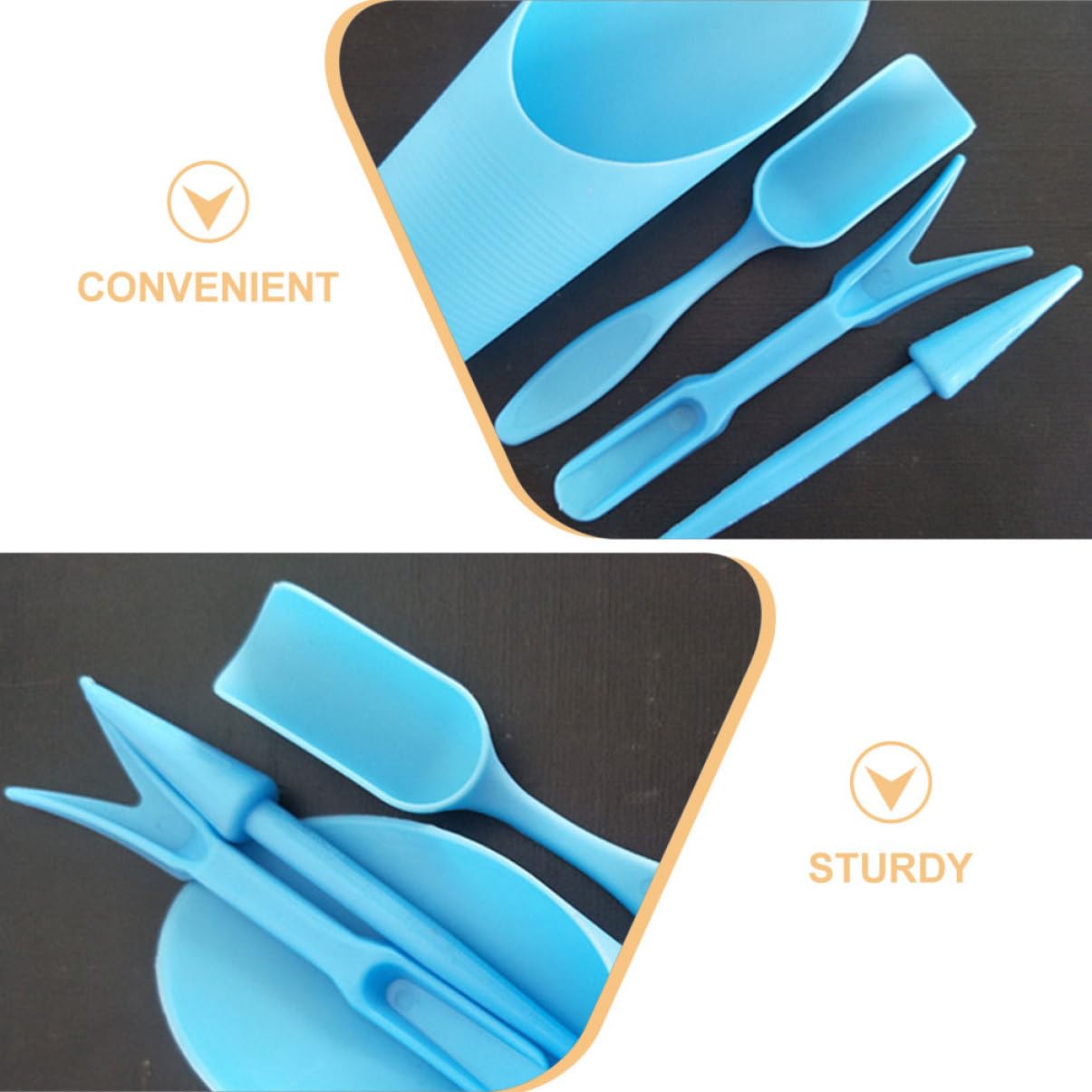 Pá de balde durável de plástic - Gardening Tools Usa avaliação e preço