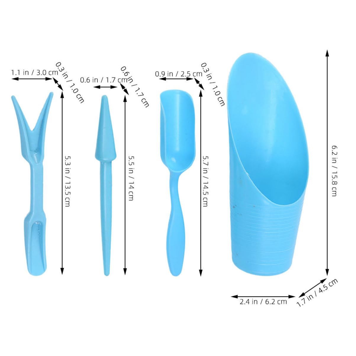 Pá de balde durável de plástic - Gardening Tools Usa avaliação e preço