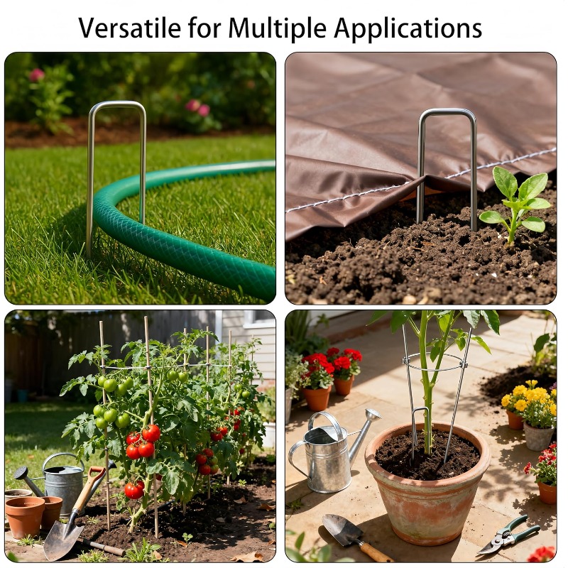 10 Peças Pregos de Jardim em F - Gardening Tools Used For Weeding avaliação e preço