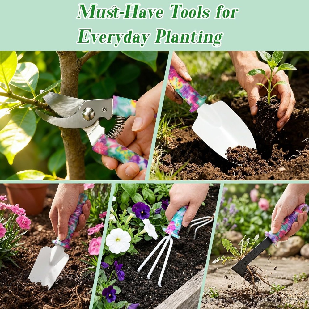 Conjunto de 10 Ferramentas de  - Gardening Tools Set Gift avaliação e preço