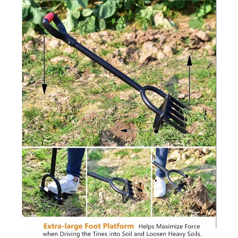 Garfo de Jardim Reforçado de 5 - Spade Digging Fork avaliação e preço