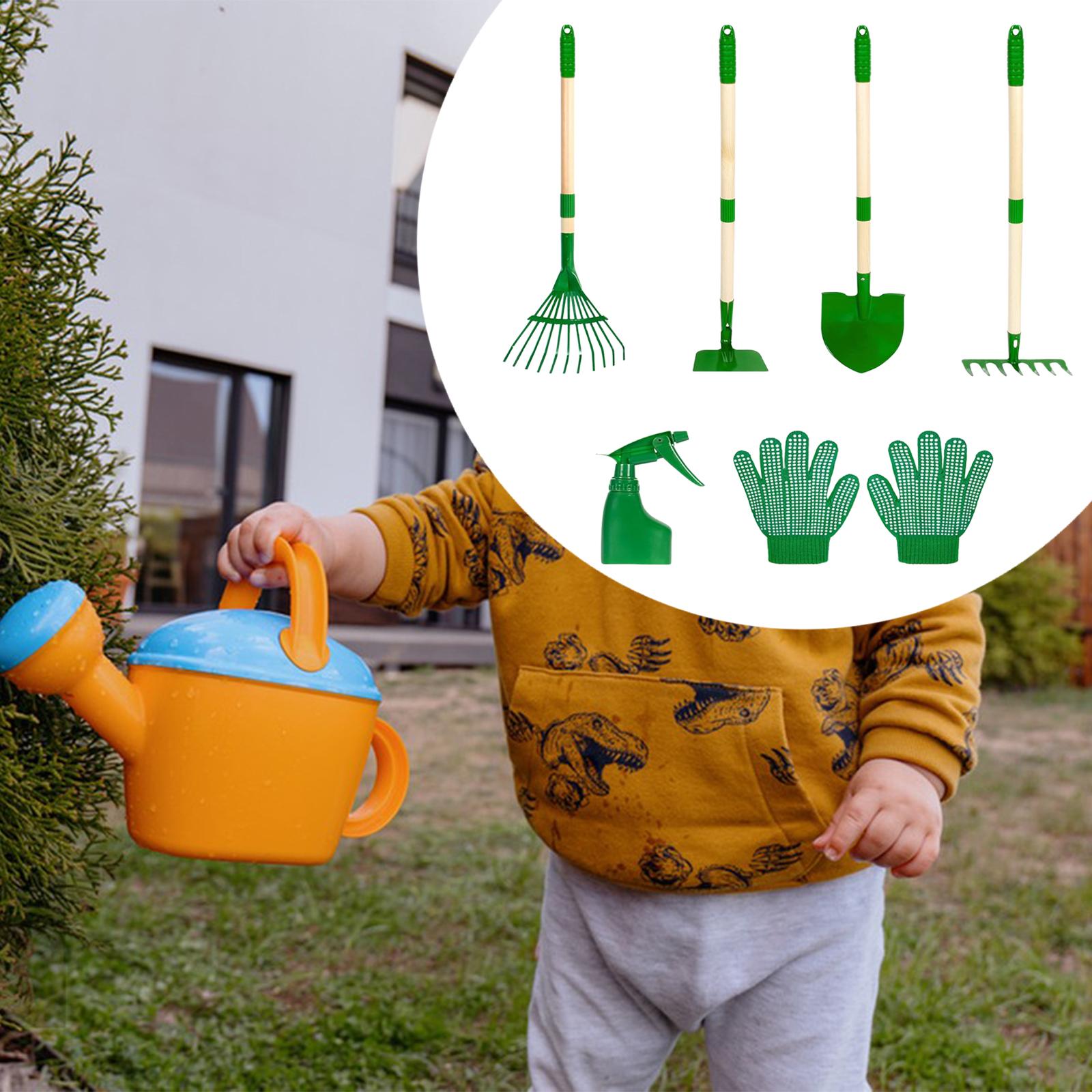 6x crianças conjunto de ferram - Gardening Tools Set Gift avaliação e preço