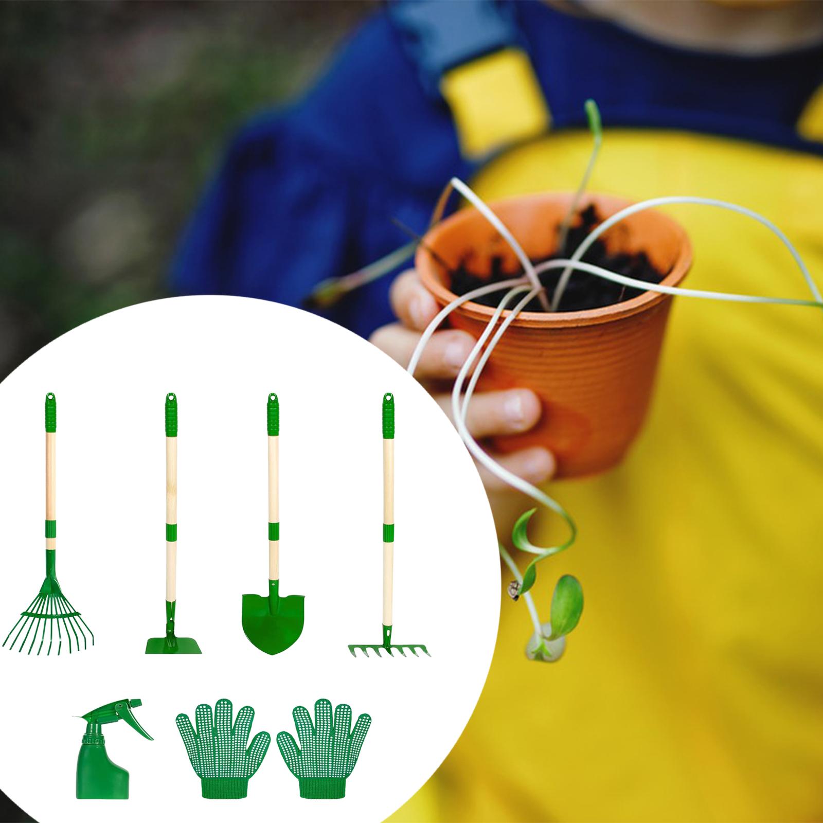 6x crianças conjunto de ferram - Gardening Tools Set Gift avaliação e preço